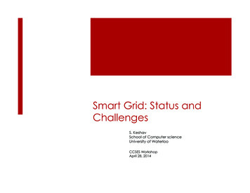 Smart Grid: Status And Challenges