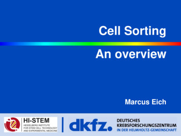 Cell Sorting An Overview - Flow Cytometry