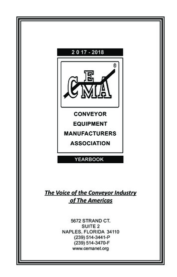The Voice Of The Conveyor Industry Of The Americas