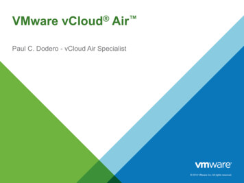 VMware VCloud Air - Ct.gov