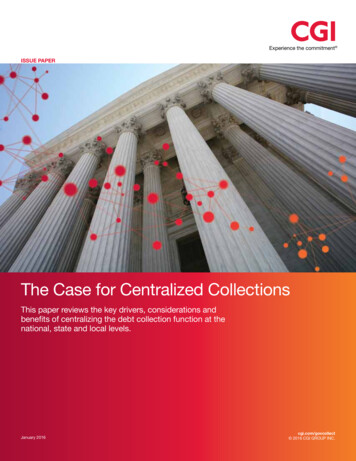 Centralized Collections Management - CGI 