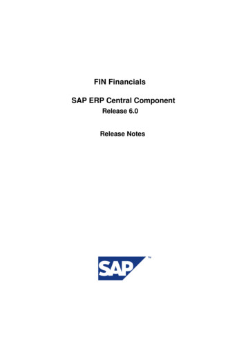 FIN Financials - SAP