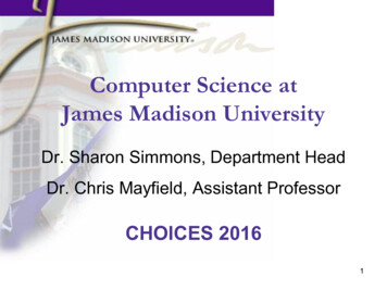 Computer Science At James Madison University - JMU