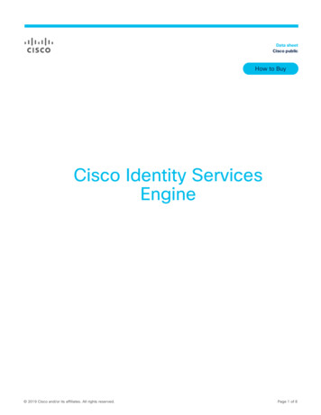 Cisco Identity Services Engine Data Sheet - SALTO
