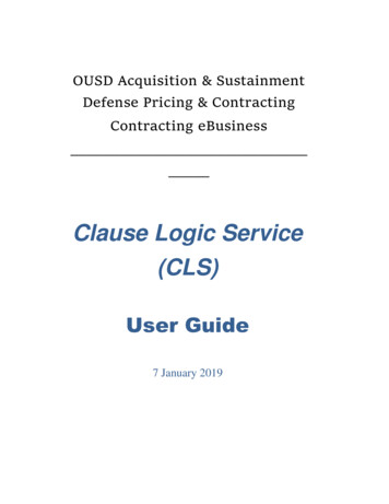 Clause Logic Service (CLS)