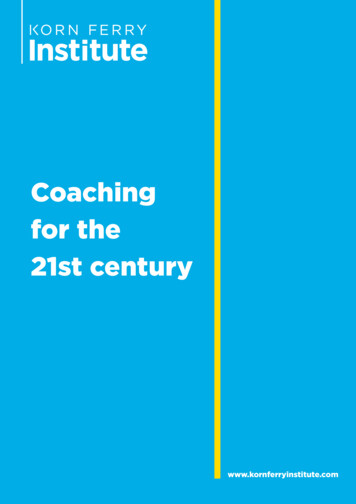 Coaching For The 21st Century - Korn Ferry