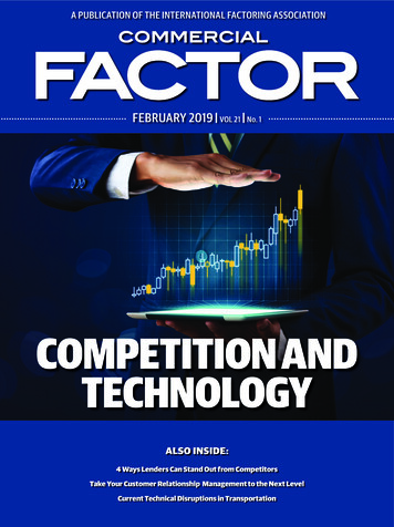 COMPETITION AND TECHNOLOGY - Factoring