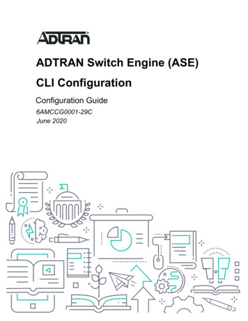 ADTRAN Switch Engine (ASE) CLI Configuration