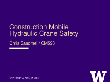 Construction Mobile Hydraulic Crane Safety