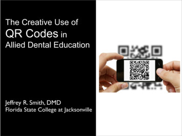 The Creative Use Of QR Codes In Allied Dental Education