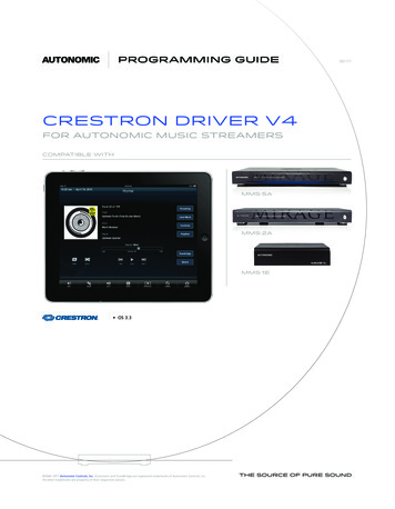 CResTron Driver V4 - SnapAV