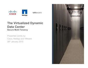 The Virtualized Dynamic Data Center - Cisco