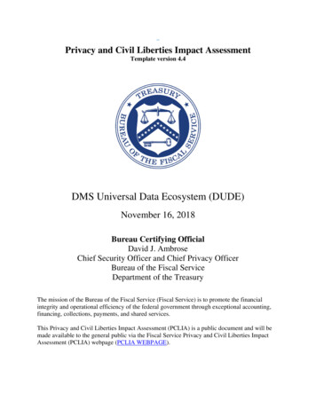 DMS Universal Data Ecosystem (DUDE)