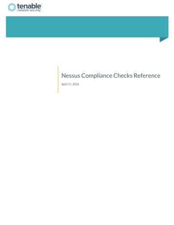 Nessus Compliance Checks Reference - ICDST