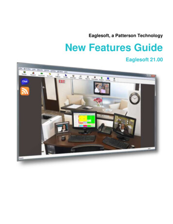 Eaglesoft, A Patterson Technology New Features Guide