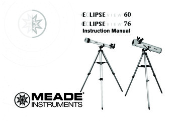 Instruction Manual - Meade Instruments Telescopes, Solar .