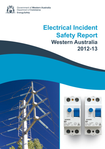 Electrical Incident Safety Report