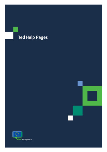Ted Help Pages