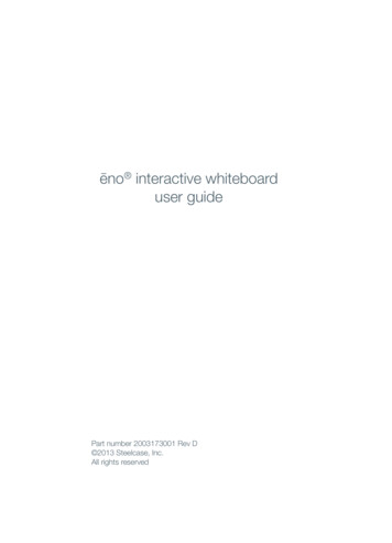 ēno Interactive Whiteboard User Guide - 2x3
