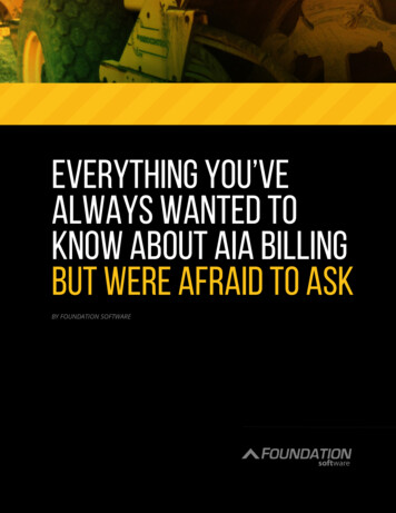 Everything You’ve Always Wanted To Know About Aia Billing .