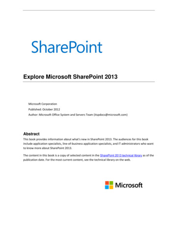 Explore Microsoft SharePoint 2013 - Code A Site