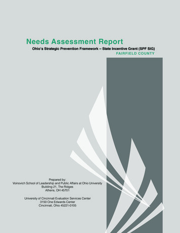 Needs Assessment Report - Ohio