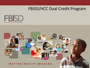 FBISD/HCC Dual Credit Program