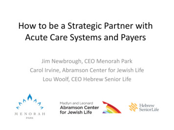 How To Be A Strategic Post Acute Partner To Acute Care .