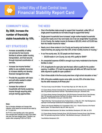 United Way Of East Central Iowa Financial Stability Report .
