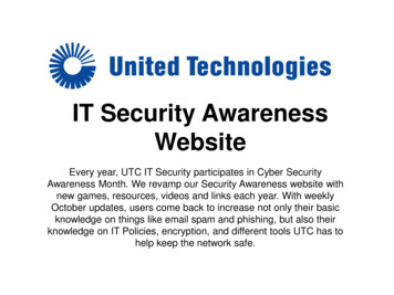 IT Security Awareness Website - NIST