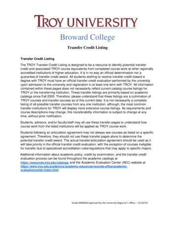 Broward College - Troy