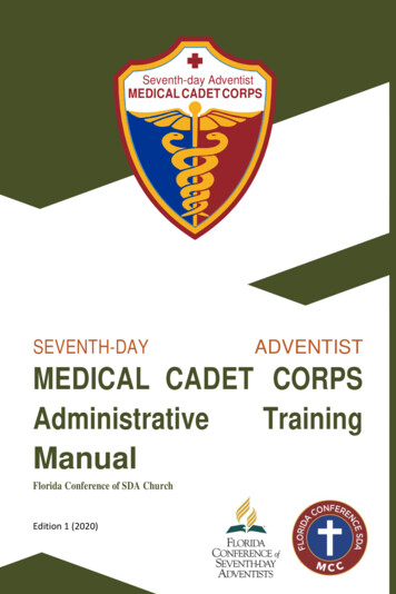 SEVENTH-DAY ADVENTIST MEDICAL CADET CORPS 