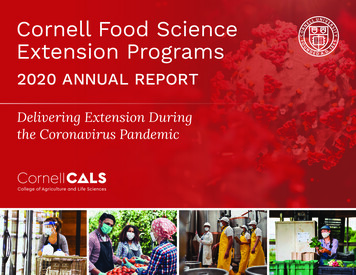 Cornell Food Science Extension Programs