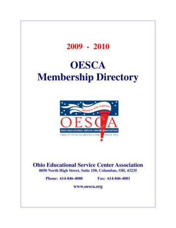 OESCA Membership Directory