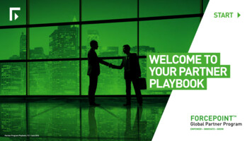 WELCOME TO YOUR PARTNER PLAYBOOK