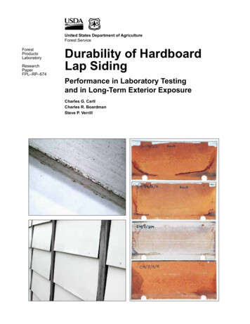 Durability Of Hardboard Lap Siding
