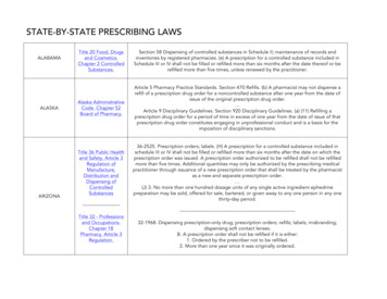 STATE-BY-STATE PRESCRIBING LAWS - AAFP