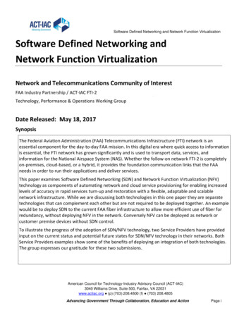 Software Defined Networking And Network Function .