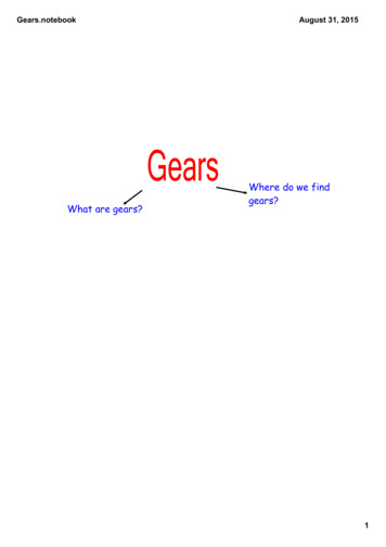 Gears - Weebly