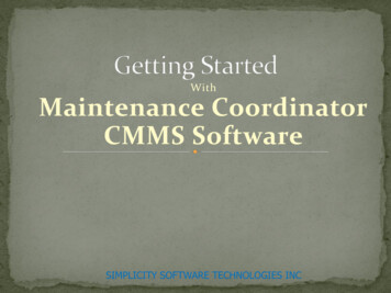 With Maintenance Coordinator CMMS Software