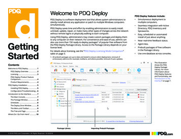 PDQ Deploy Getting Started Guide - PDQ 