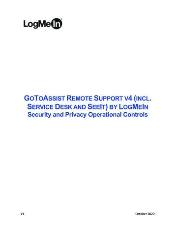 GOTOASSIST REMOTE S 4 INCL SERVICE DESK AND SEEIT BY .