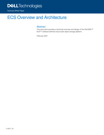 ECS Overview And Architecture - Dell Technologies