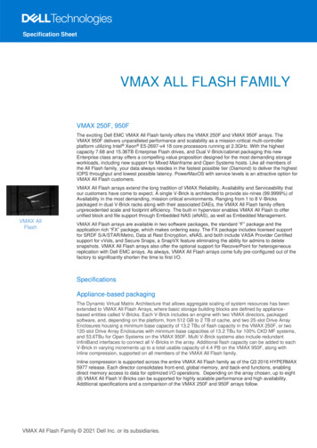 VMAX ALL FLASH FAMILY - Dell Technologies