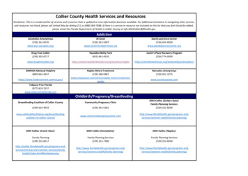 Collier County Health Services And Resources