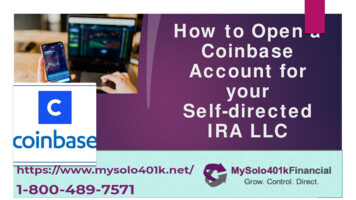 How To Open A Coinbase Account For Your IRA LLC