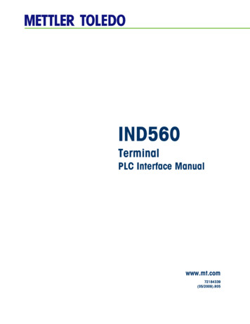 IND560 PLC Interface Manual - Brady Systems