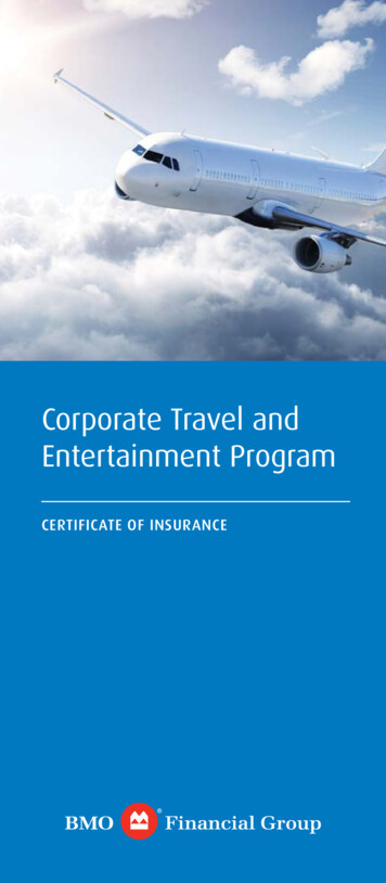 Corporate Travel And Entertainment Program