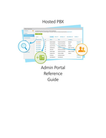Admin Portal Reference Guide - Ntilink 