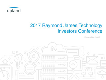 2017 Raymond James Technology Investors Conference
